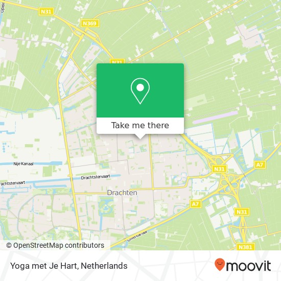 Yoga met Je Hart, De Vogelweide 5 kaart