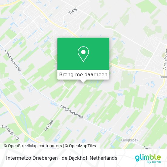 Intermetzo Driebergen - de Dijckhof kaart