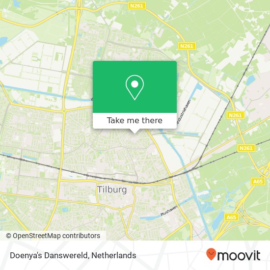 Doenya's Danswereld, Hoefstraat kaart