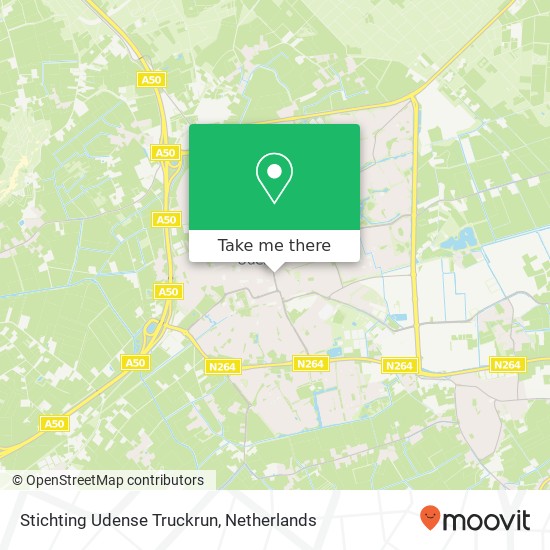 Stichting Udense Truckrun kaart