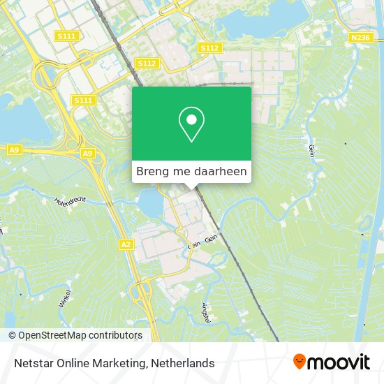 Netstar Online Marketing kaart