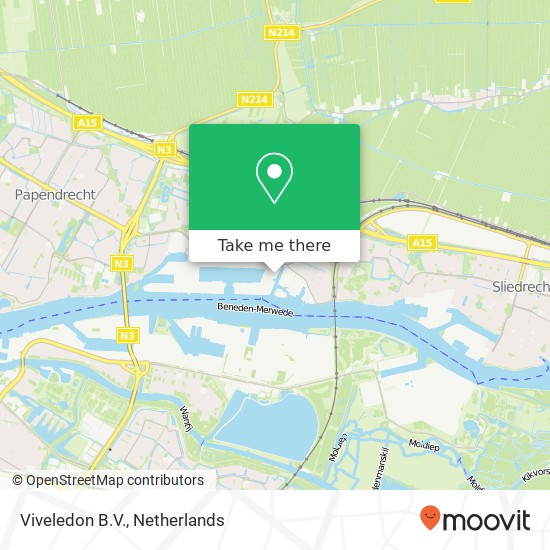 Viveledon B.V., Rosmolenweg 9B kaart