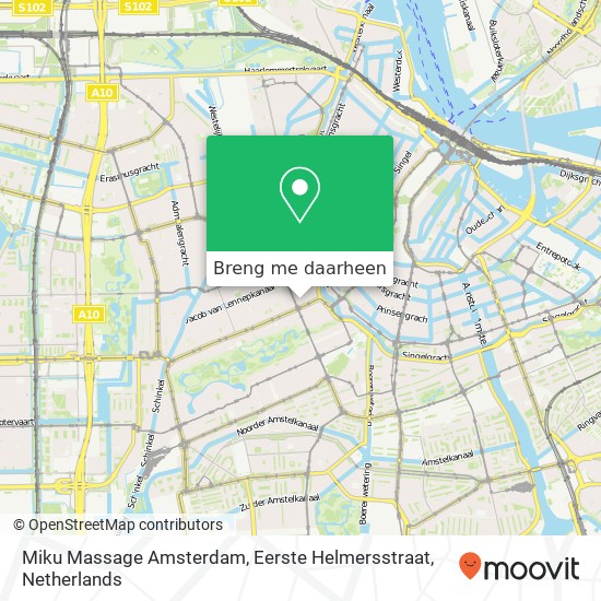 Miku Massage Amsterdam, Eerste Helmersstraat kaart