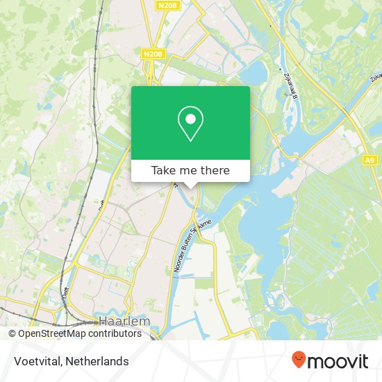 Voetvital kaart