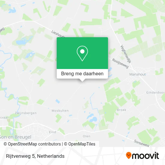 Rijtvenweg 5, 5491 PJ Sint-Oedenrode kaart