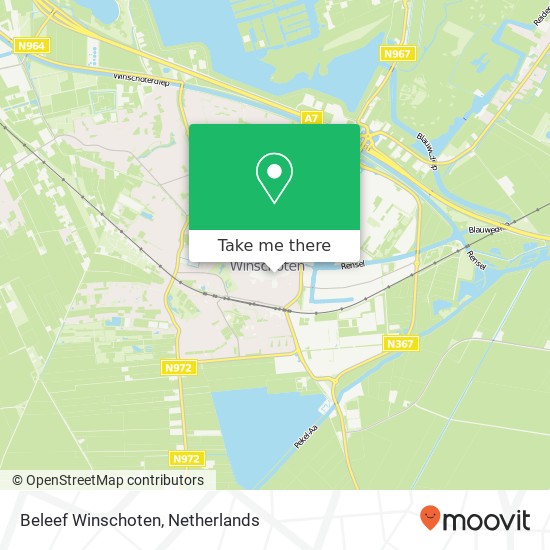 Beleef Winschoten, Marktplein kaart