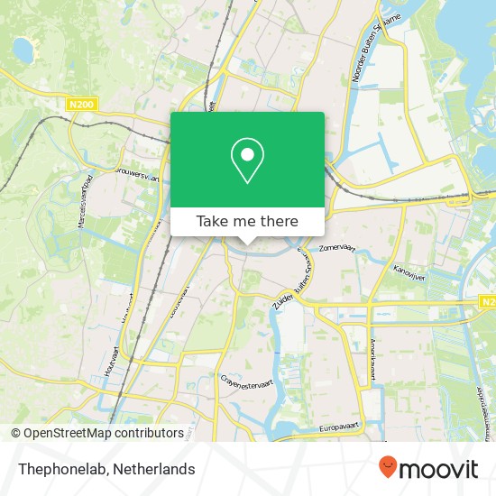 Thephonelab, Grote Houtstraat 162 kaart