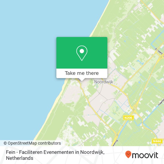 Fein - Faciliteren Evenementen in Noordwijk kaart