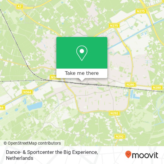 Dance- & Sportcenter the Big Experience, Parallelweg kaart