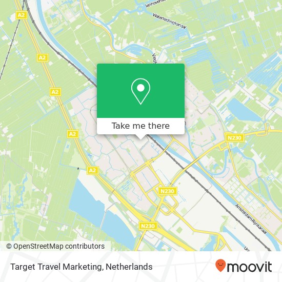 Target Travel Marketing, Bisonspoor 7006A kaart