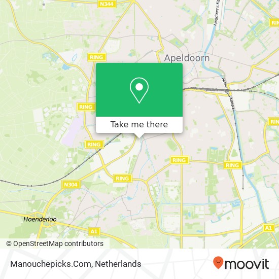 Manouchepicks.Com, Eendrachtstraat kaart