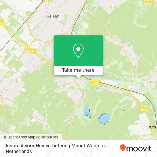 Instituut voor Huidverbetering Mariet Wouters kaart