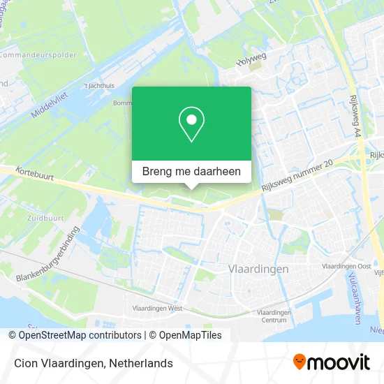 Cion Vlaardingen kaart