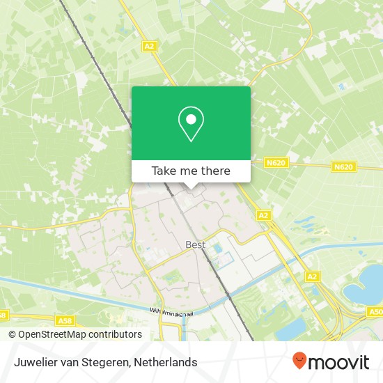 Juwelier van Stegeren, Boterhoek 157 kaart