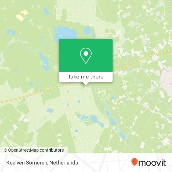 Keelven Someren, Keelvenweg kaart