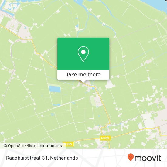 Raadhuisstraat 31, 4927 AM Hooge Zwaluwe kaart