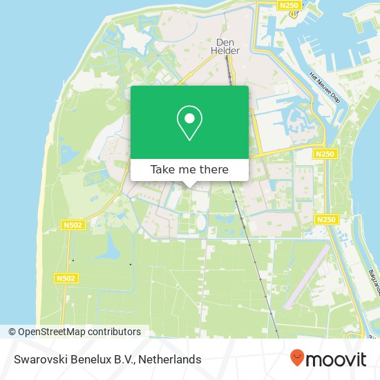 Swarovski Benelux B.V., IJsselmeerstraat 300 kaart