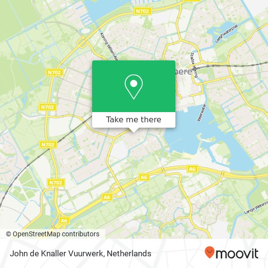John de Knaller Vuurwerk, Vlaardingenstraat 41A kaart