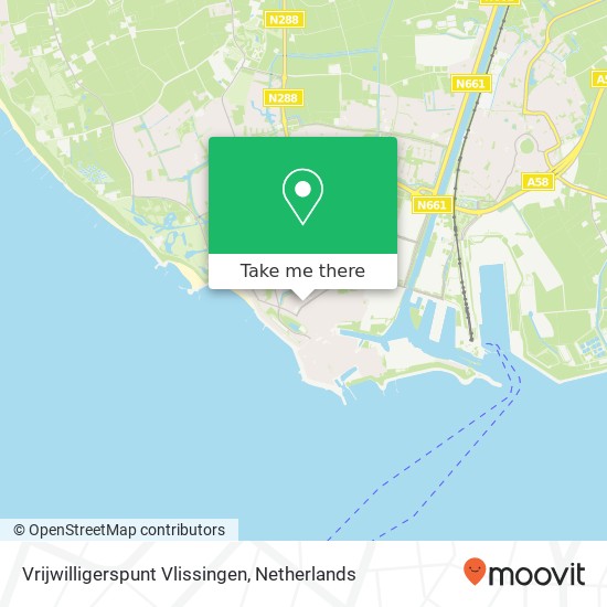 Vrijwilligerspunt Vlissingen, Paul Krugerstraat 1 kaart