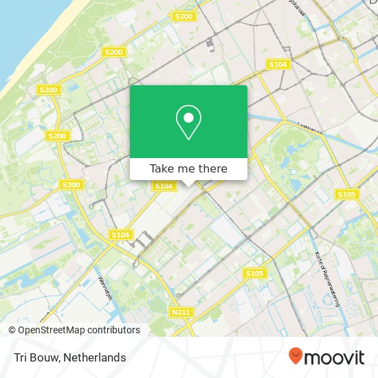 Tri Bouw, Zilverstraat 23 kaart