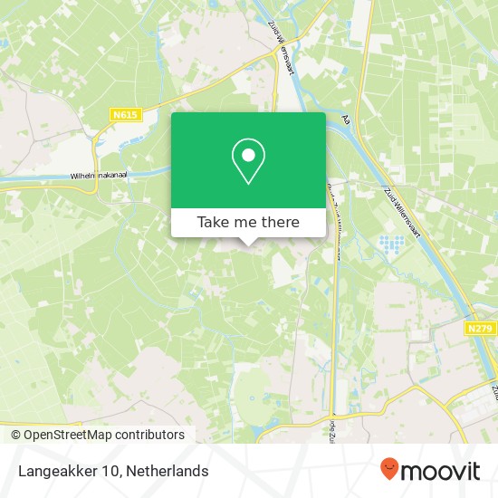 Langeakker 10, 5735 HE Aarle-Rixtel kaart