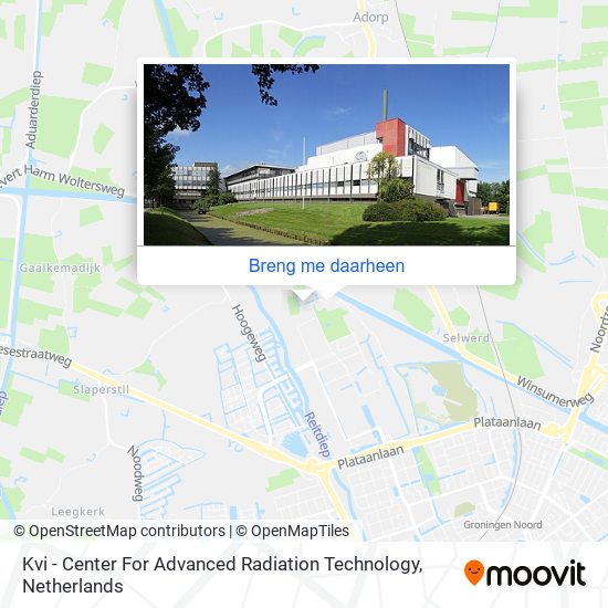 Kvi - Center For Advanced Radiation Technology kaart