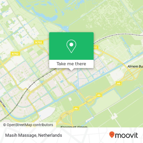 Masih Massage, Rodosstraat 17 kaart