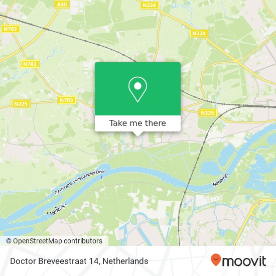 Doctor Breveestraat 14, 6862 DG Oosterbeek kaart