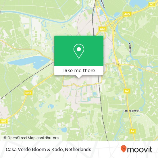 Casa Verde Bloem & Kado, Moleneindplein 1 kaart