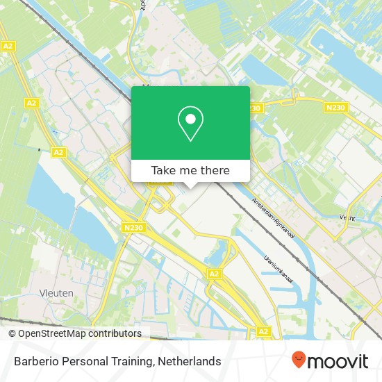 Barberio Personal Training, Ambachtsweg 29 kaart