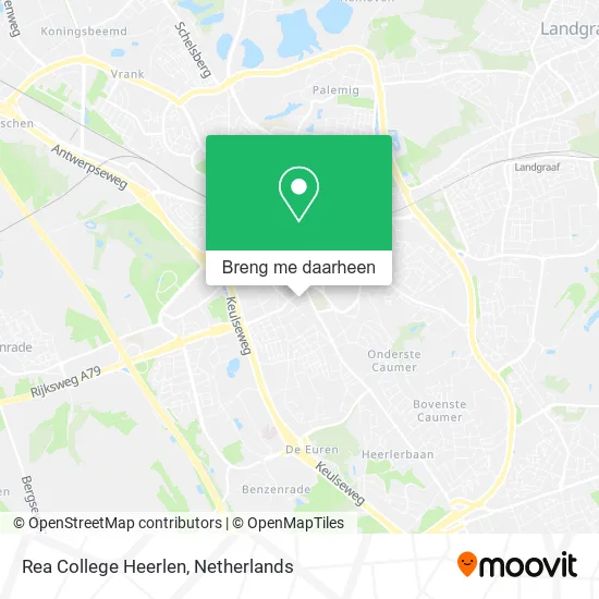 Rea College Heerlen kaart