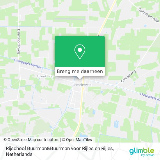 Rijschool Buurman&Buurman voor Rijles en Rijles kaart