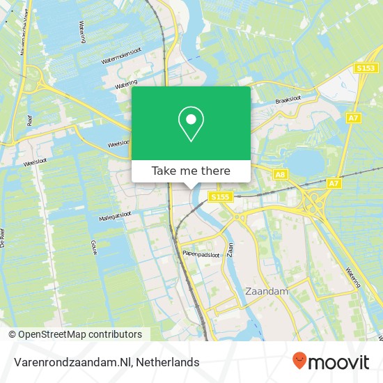 Varenrondzaandam.Nl kaart