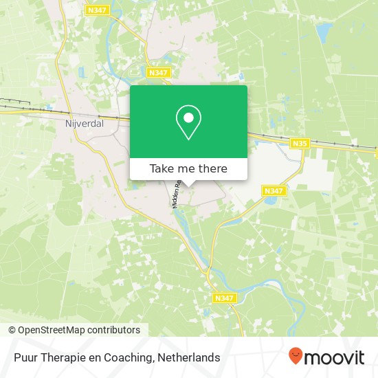 Puur Therapie en Coaching, Beethovenlaan 226 kaart