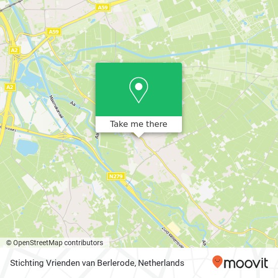 Stichting Vrienden van Berlerode, Mariëndaal 1 kaart
