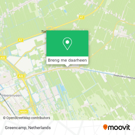 Greencamp kaart