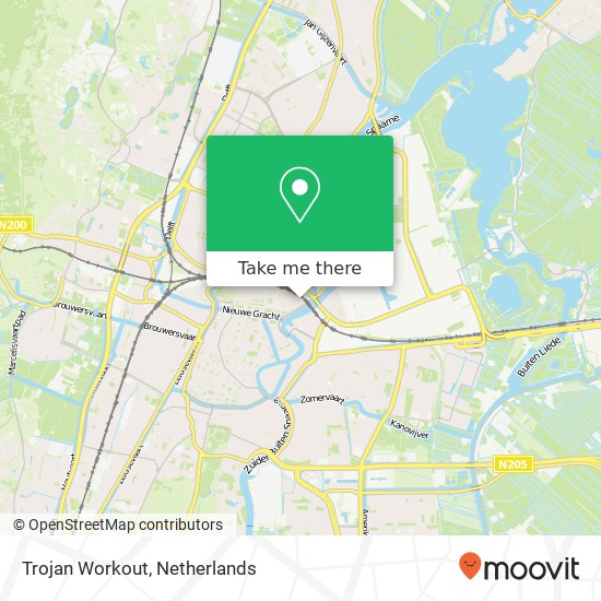 Trojan Workout, Gonnetstraat 7 kaart