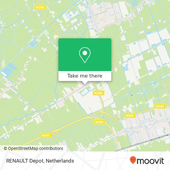 RENAULT Depot, Zwaagdijk 76 kaart