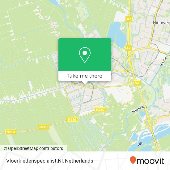 Vloerkledenspecialist.Nl, Basiliekpad 42 kaart