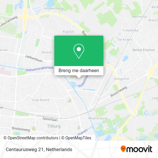 Centaurusweg 21 kaart