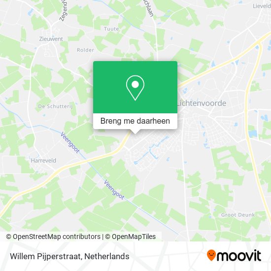 Willem Pijperstraat kaart