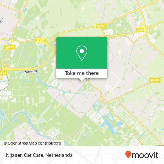 Nijssen Car Care, Nijenheim 1001 kaart