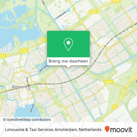 Limousine & Taxi Services Amsterdam kaart