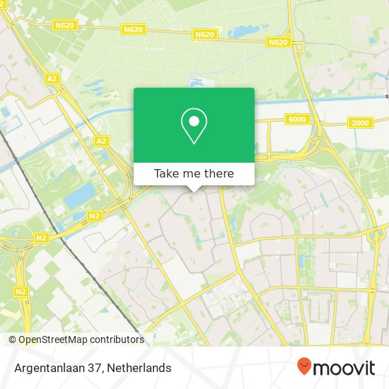 Argentanlaan 37, 5627 EW Eindhoven kaart