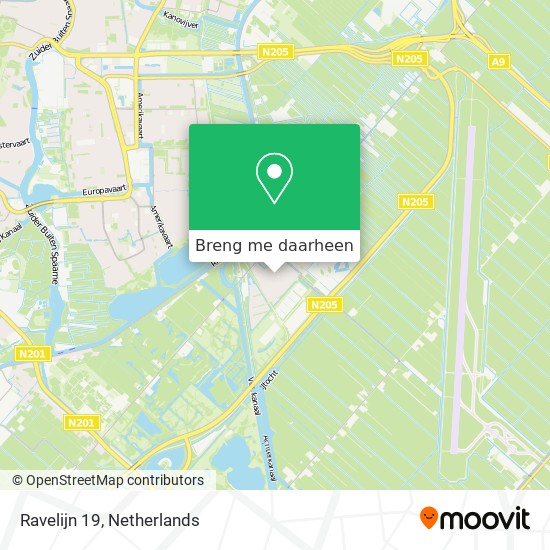 Ravelijn 19 kaart