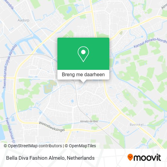 Bella Diva Fashion Almelo kaart