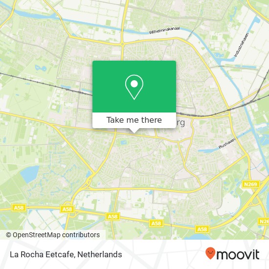 La Rocha Eetcafe, Bredaseweg 177 kaart