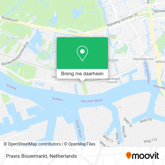 Praxis Bouwmarkt kaart