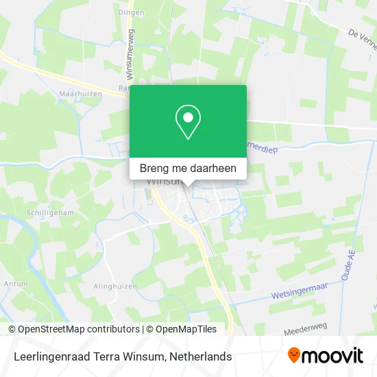 Leerlingenraad Terra Winsum kaart
