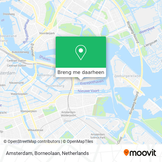 Amsterdam, Borneolaan kaart